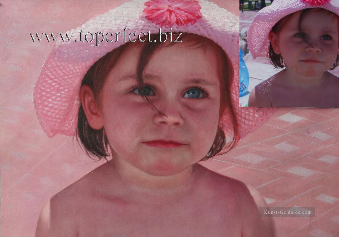 imd013 kleine Mädchen Porträt Ölgemälde